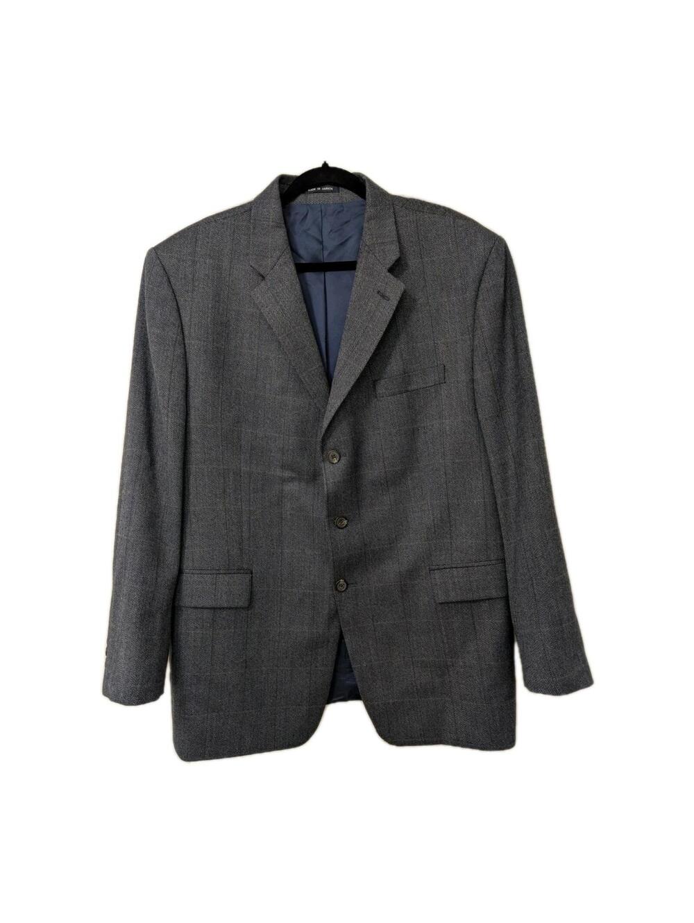 Ralph Lauren Dillard's 48R Woolmark Blazer Jacket Sport Coat Blue Wool 3 Button